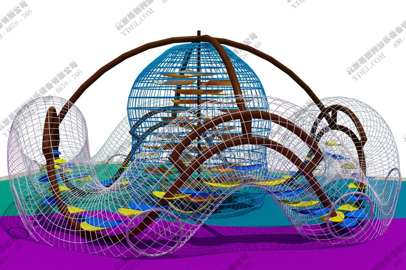 戶外定制繩網(wǎng)攀爬樂園