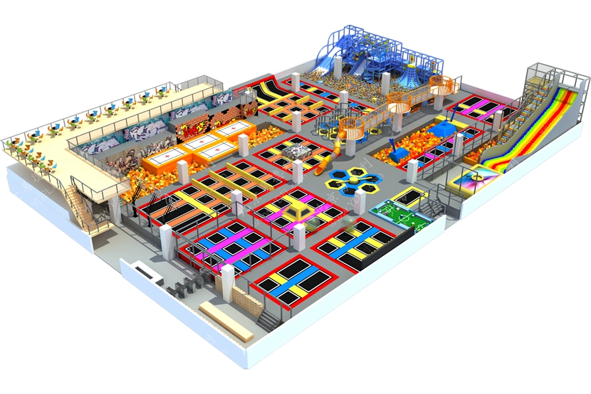 多功能蹦床主題公園